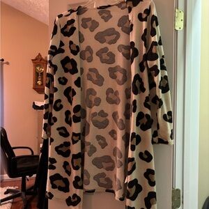 Heimish Leopard Print Open Cardigan